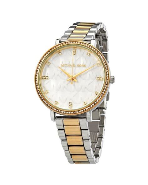 michael kors pyper argent|Pyper Logo and Gold.